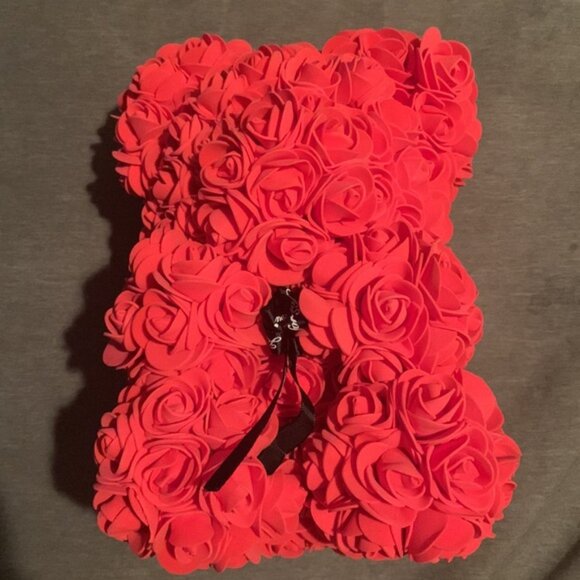 Birthday Valentines Rose Bear 🐻 - Picture 3 of 6